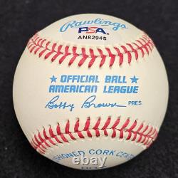 AL KALINE Signed Official MLB Baseball-HALL OF FAME-DETROIT TIGERS-PSA