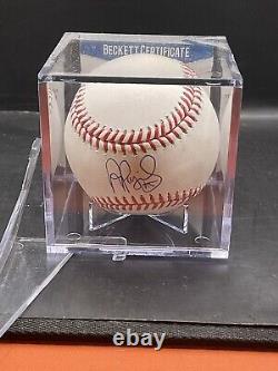 ALBERT PUJOLS Autographed Baseball Authentic COA Hall of Fame Beckett BAS MINT