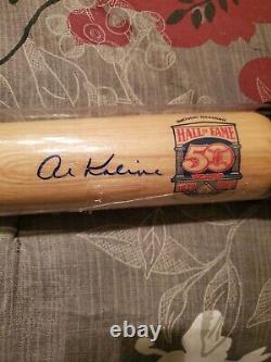 Al Kaline Autographed Baseball Bat Hall Of Fame Bat. Not certified