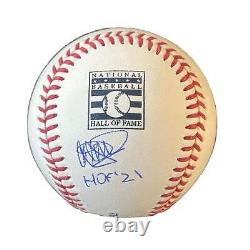 Al Michaels Autographed Hall of Fame MLB Baseball HOF 21 Inscription JSA COA