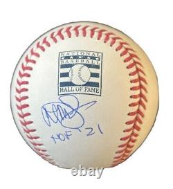 Al Michaels Autographed Hall of Fame MLB Baseball HOF 21 Inscription JSA COA