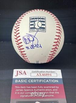 Al Michaels Signed Autographed Hall of Fame MLB Baseball HOF 21 JSA COA NBC