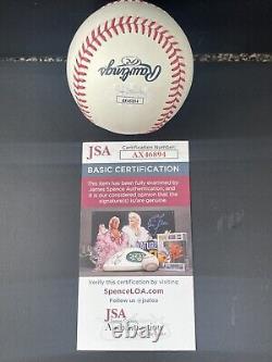 Al Michaels Signed Autographed Hall of Fame MLB Baseball HOF 21 JSA COA NBC