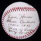 Amazing Jesse Haines Twice Signed Baseball Hall of Fame Inscription JSA LOA