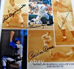 Autographed 1984 Baseball Hall Of Fame Program Reese Killebrew Drysdale Aparicio