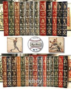 BASEBALL HALL OF FAME LIBRARY complete 27 vol Easton Press 11 SEALED