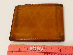 BOB GIBSON Glove LEATHER Bifold WALLET USED BY MLB Baseball Hall of fame player