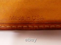 BOB GIBSON Glove LEATHER Bifold WALLET USED BY MLB Baseball Hall of fame player