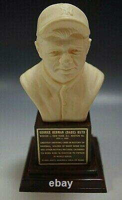Babe Ruth 1963 Hall Of Fame Baseballs Immortal Bust Yankees Mib