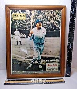 Babe Ruth Photo Police Gazette Hall of Fame 11x14 Framed Beautiful