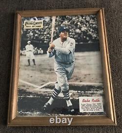 Babe Ruth Police Gazette Hall of Fame Insert / Poster New York Yankees