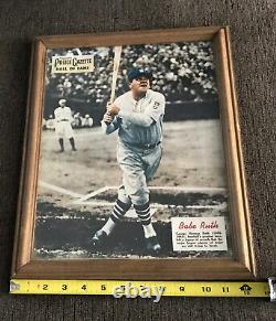 Babe Ruth Police Gazette Hall of Fame Insert / Poster New York Yankees