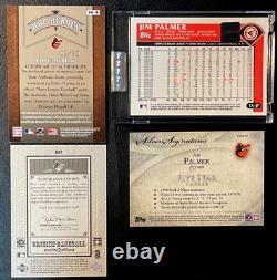 Baltimore Orioles MLB Hall of Fame 4 Card Lot Palmer Autos, Brooks Auto, Murray