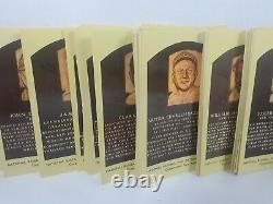 Baseball Hall Of Fame 102 Hof Vintage Gold Plaque Postcards Cobb Gehrig Ruth