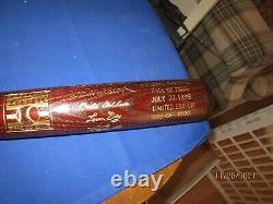 Baseball Hall Of Fame 1995 Limited Edition Bat 692/1000 Mike Schmidt Leon Day