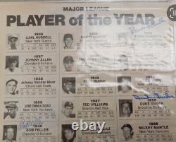 Baseball Hall Of Fame Autographed Card Collection