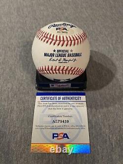 Baseball Hall Of Fame Bob Costas Autograph Official Mlb Baseball Psa/dna Al75439