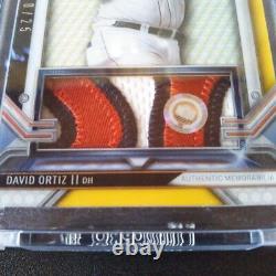 Baseball Hall Of Fame David Ortiz Jumbo Relic Card