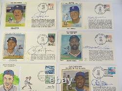 Baseball Hall of Fame 1993 Autographs Reggie Jackson Mookie Wilson Bob Feller