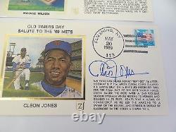 Baseball Hall of Fame 1993 Autographs Reggie Jackson Mookie Wilson Bob Feller