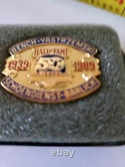 Baseball Hall of Fame Cooperstown 1989 Induction Rare Bench Yastrzemski (2)