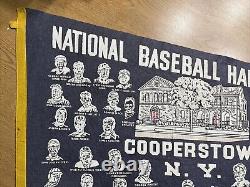 Baseball Hall of Fame Issue Oversize 36 Pennant Cooperstown MLB Vintage