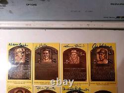 Baseball Hall of Fame PLAQUE POSTCARD LOT (11) LEGENDARY PLAYERS (HOF) RARE