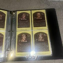 Baseball Hall of Fame Plaque Postcard Complete Set Album