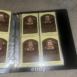 Baseball Hall of Fame Plaque Postcard Complete Set Album