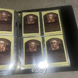 Baseball Hall of Fame Plaque Postcard Complete Set Album