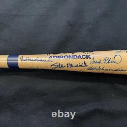 Baseball Hall of Fame autographed bat 50 Hofers JSA certified