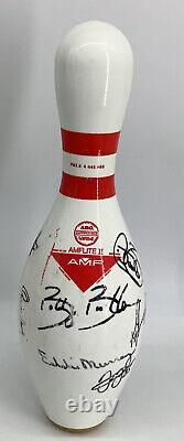 Baseball hall of fame signed bowling pin. Mookie betts Eddie Murray Ozzie Smith