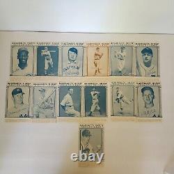 Baseball's Great Hall of Fame Exhibit 13 Baseball Cards 1974 Banks, Mantle etc