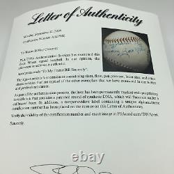 Beautiful Zack Wheat Single Signed Autographed Baseball Hall Of Fame PSA DNA