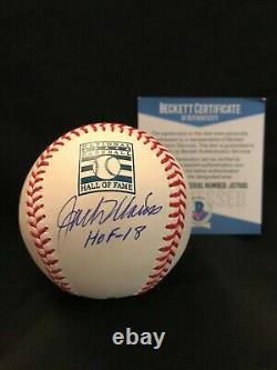 Beckett Jack Morris Hof-18 Signed Official Hall Of Fame Baseball Autographed