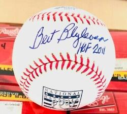 Bert Blyleven Signed Hall of Fame Baseball