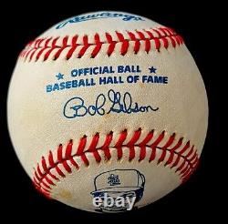 Bob Gibson Rare Rawlings Cooperstown Baseball Hall of Fame Inductee 1981 Logo