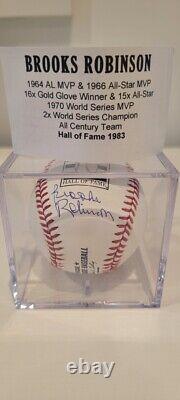 Brooks Robinson Autographed Official Hall of Fame MLB Baseball