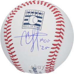 CC Sabathia New York Yankees Signed Hall of Fame Logo Baseball withHOF 25 Insc