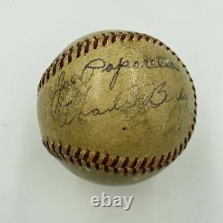 Cal Hubbard Hall Of Fame Signed Autographed Vintage Baseball With JSA COA