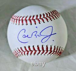 Cal Ripken Jr / Mlb Hall Of Fame / Autographed Oml Baseball In Cube / Tristar