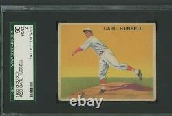 Carl Hubbell 1933 Goudey #230 SGC 50 / 4 Hall of Fame Nice Eye Appeal