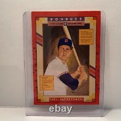 Carl Yastrzemski Donruss Hall Of Fame Card