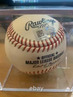 Chipper Jones Autographed Baseball HOF -MLAM Authentic Hall Of fame 2018