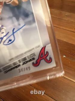 Chipper Jones Braves Hall of Fame Inductee Topps NOW On Card Auto /99 OS-89B