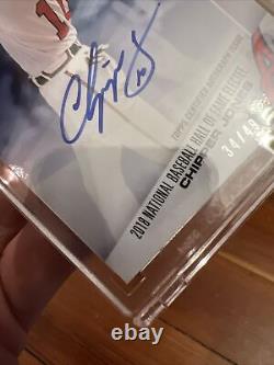 Chipper Jones Braves Hall of Fame Inductee Topps NOW On Card Auto /99 OS-89B