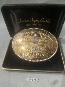 College Baseball Hall of Fame Belt Buckle 12kt gold