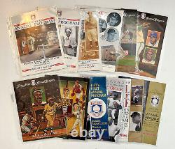 Complete Collection of Baseball Hall of Fame Induction Ceremony Programs