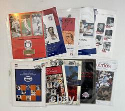 Complete Collection of Baseball Hall of Fame Induction Ceremony Programs