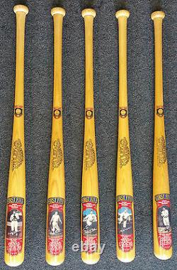 Cooperstown First Five Commemorative Baseball Bat Set 390/500 No Rack Nm